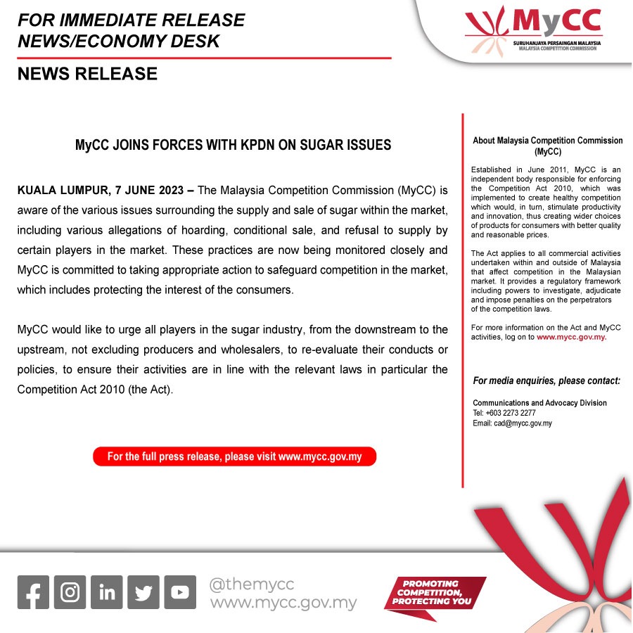 MYCC STANDS FIRM WITH THE PUBLIC ON TOUCH ‘N GO 