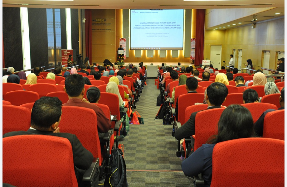 Seminar Menentang Tipuan Bida dan Penyalahgunaan Kedudukan Dominan dalam Perolehan Awam di bawah Akta Persaingan 2010