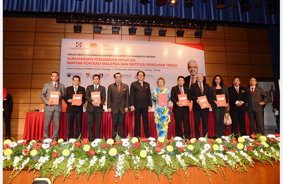 Majlis Menandatangani Memorandum Persefahaman Antara Suruhanjaya Persaingan Malaysia (MyCC), Maktab Koperasi Malaysia (MKM) dan Institusi Pengajian Tinggi (IPT)