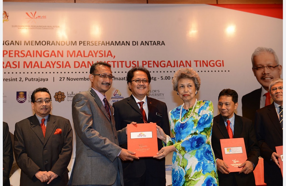 Majlis Menandatangani Memorandum Persefahaman Antara Suruhanjaya Persaingan Malaysia (MyCC), Maktab Koperasi Malaysia (MKM) dan Institusi Pengajian Tinggi (IPT)