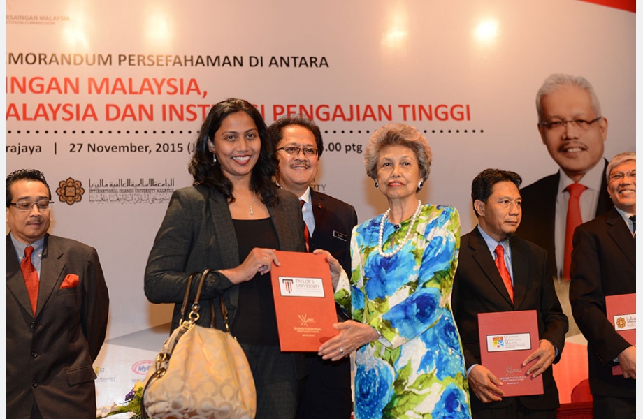 Majlis Menandatangani Memorandum Persefahaman Antara Suruhanjaya Persaingan Malaysia (MyCC), Maktab Koperasi Malaysia (MKM) dan Institusi Pengajian Tinggi (IPT)