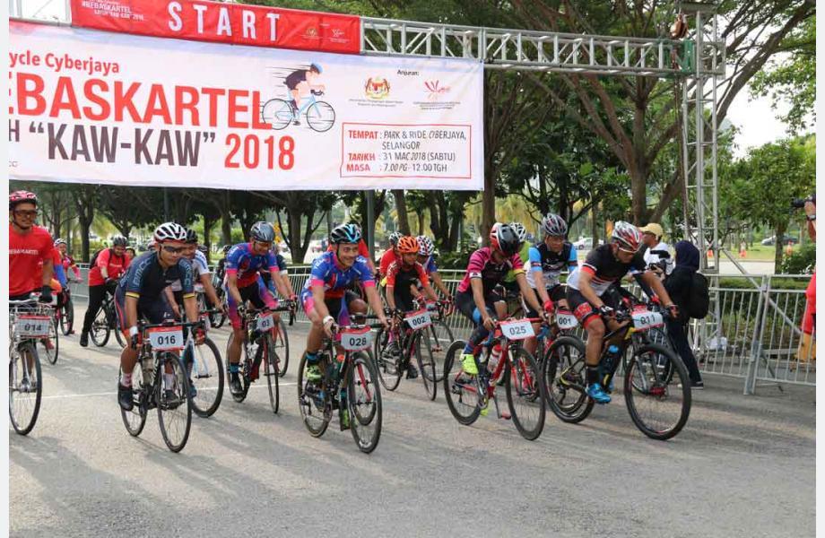 MyCC CYCLE CYBERJAYA #BEBASKARTEL KAYUH "KAW KAW" 2018