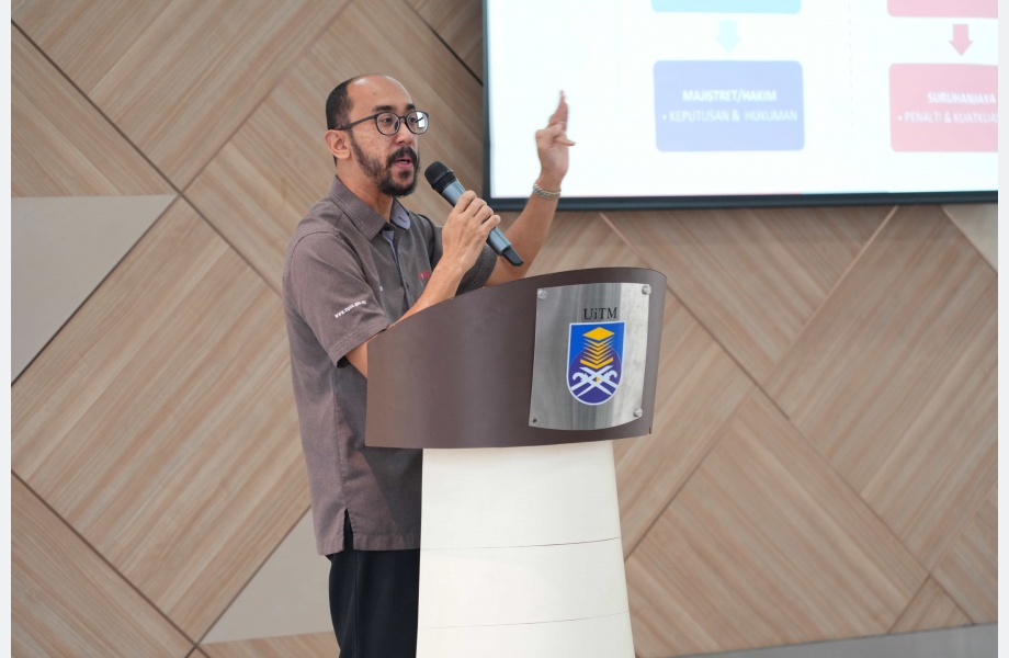 Penceramah untuk program Taklimat Pengukuhan Integriti oleh UiTM Shah Alam berkenaan Pakatan Harga dan Tipuan Bida dalam Perolehan Awam