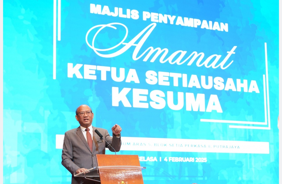 Majlis Penyampaian Amanat YBhg. Datuk Azman Bin Mohd Yusof, KSU KESUMA Kepada Pusat Tanggungjawab (PTI) Di Bawah KESUMA - Tipuan Bida dalam Perolehan Awam