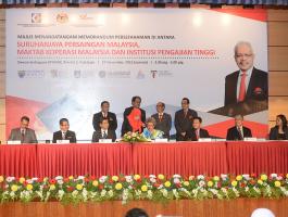 Majlis Menandatangani Memorandum Persefahaman Antara Suruhanjaya Persaingan Malaysia (MyCC), Maktab Koperasi Malaysia (MKM) dan Institusi Pengajian Tinggi (IPT)