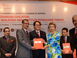 Majlis Menandatangani Memorandum Persefahaman Antara Suruhanjaya Persaingan Malaysia (MyCC), Maktab Koperasi Malaysia (MKM) dan Institusi Pengajian Tinggi (IPT)